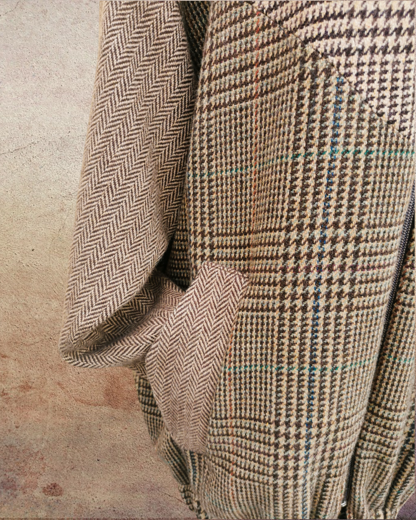 My BOMBER in cachemire marrone