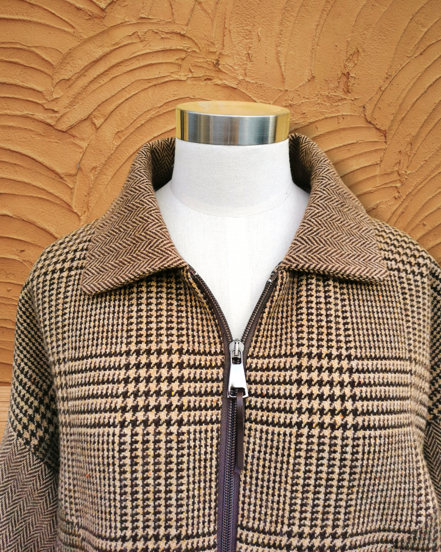 My BOMBER in cachemire marrone