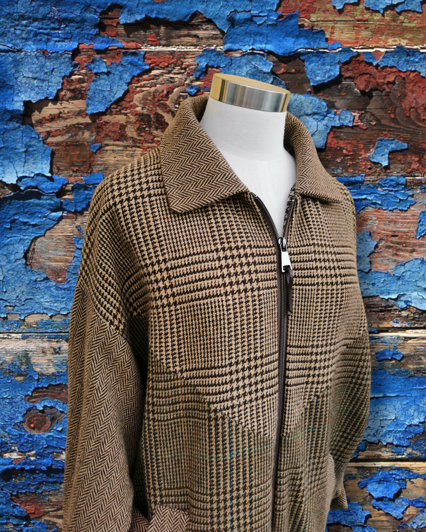 My BOMBER in cachemire marrone