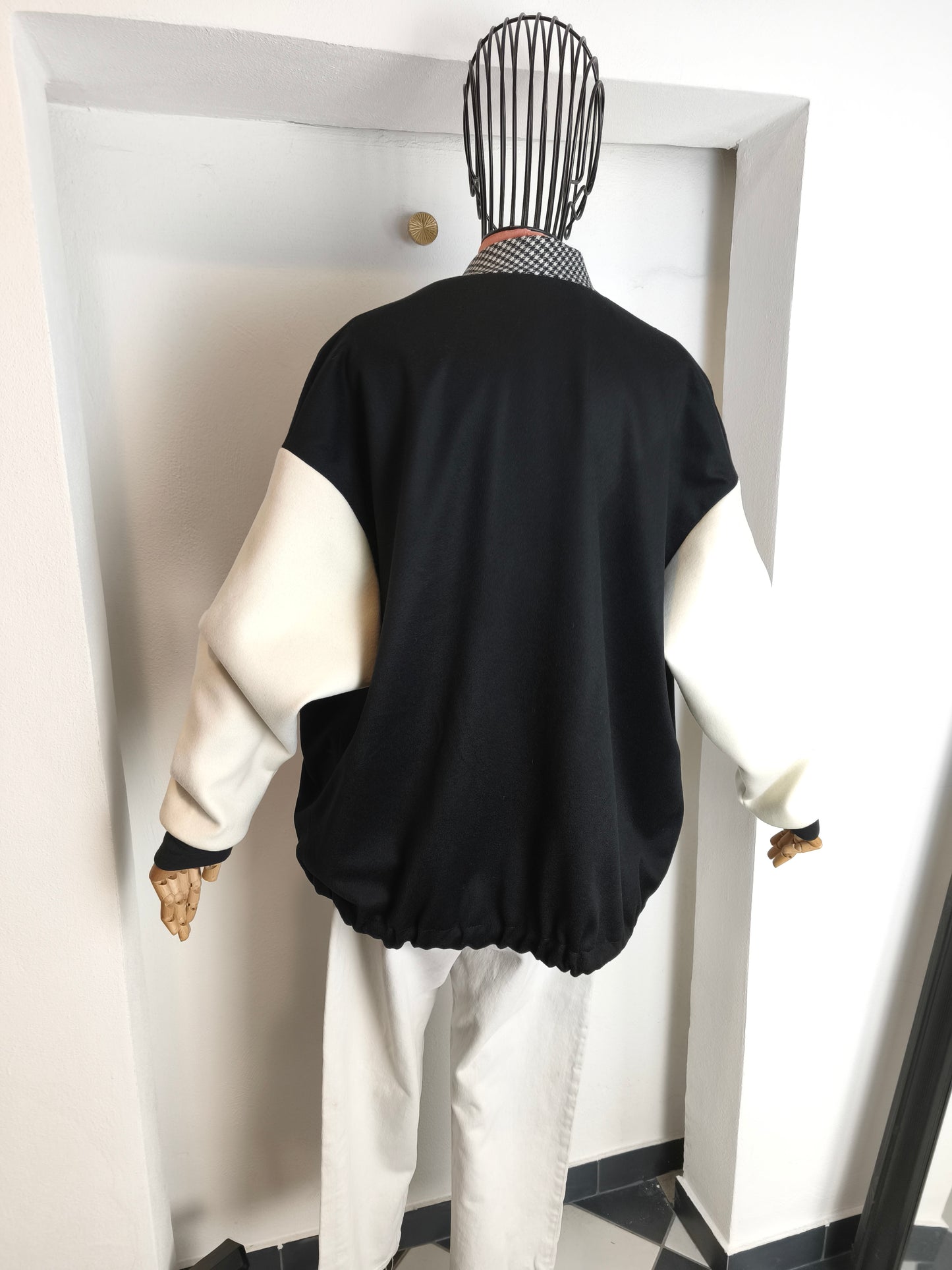 My BOMBER doubleface in cachemire /seta fantasia