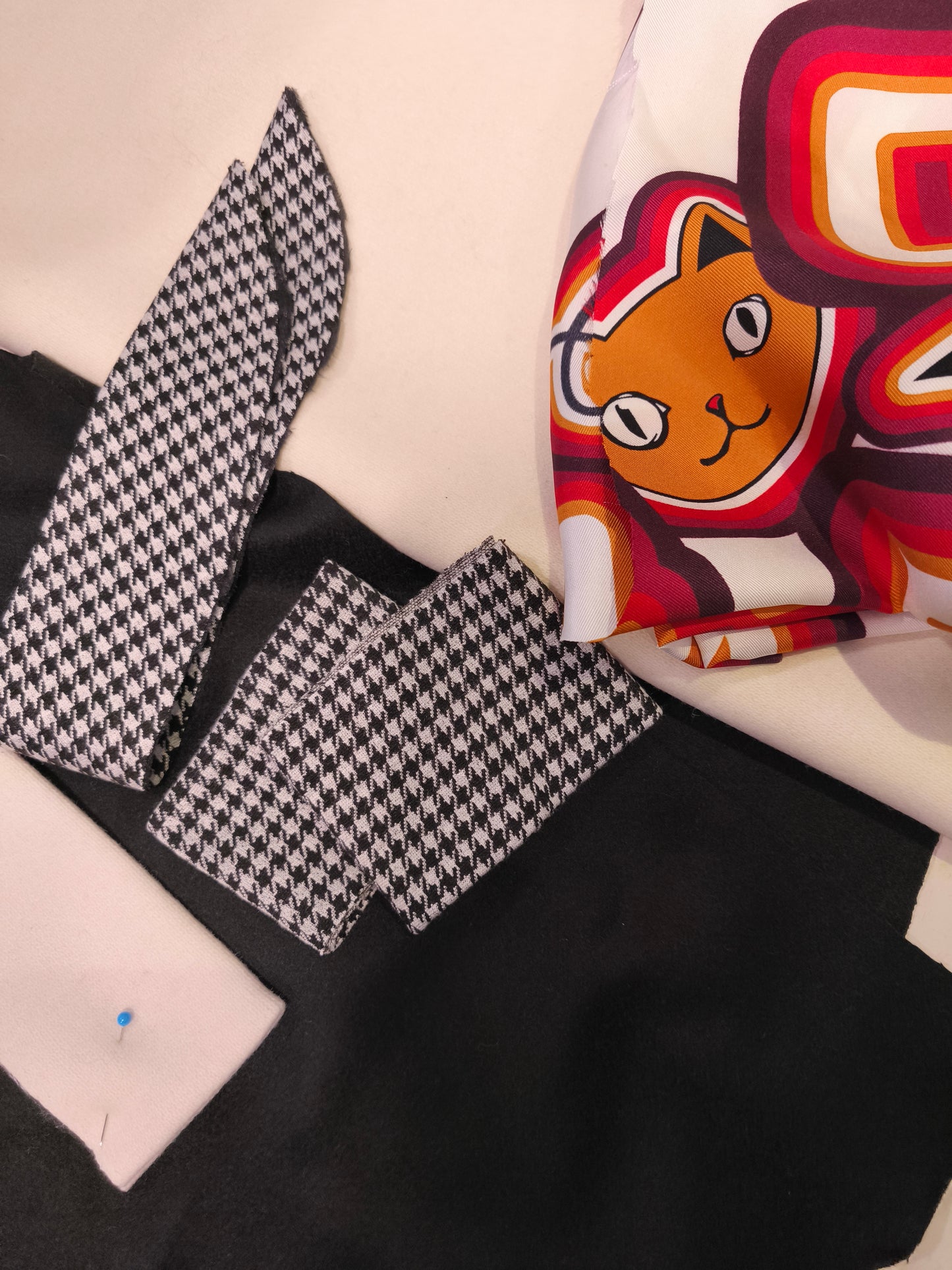 My BOMBER doubleface in cachemire /seta fantasia