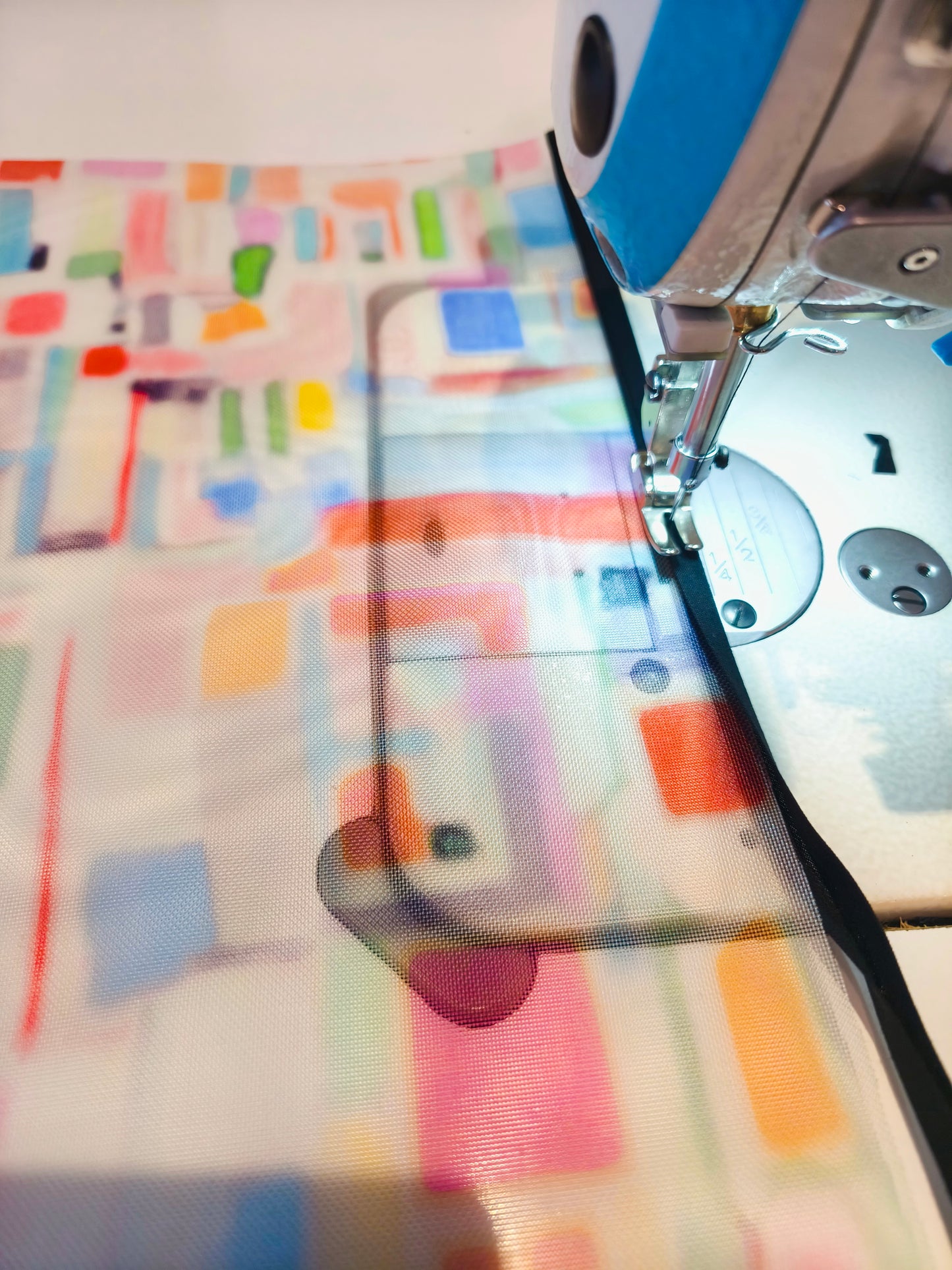 SHOPPER SARTORIALE in tessuto microforato impermeabile