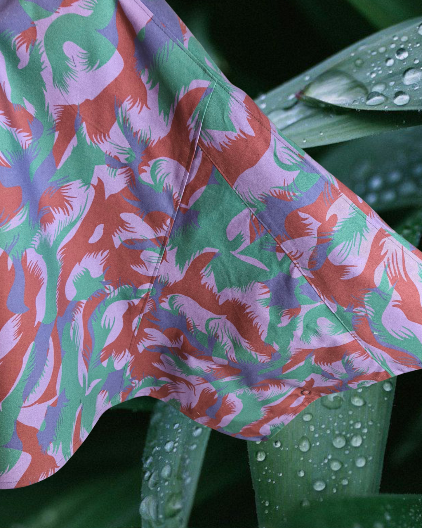 MANTELLA impermeabile tessuto fantasia