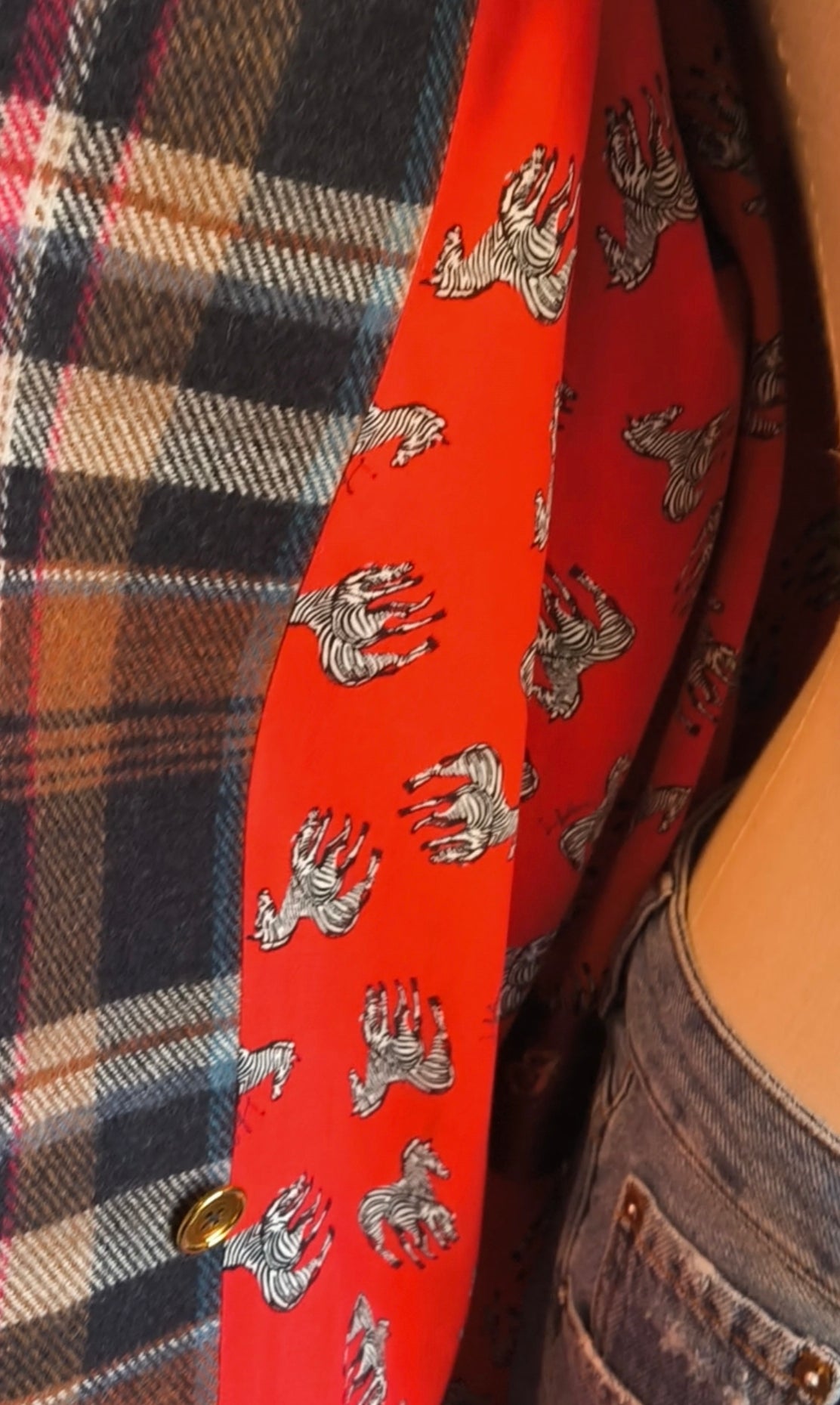 Cappotto raglan in mix di lane inglesi TARTAN