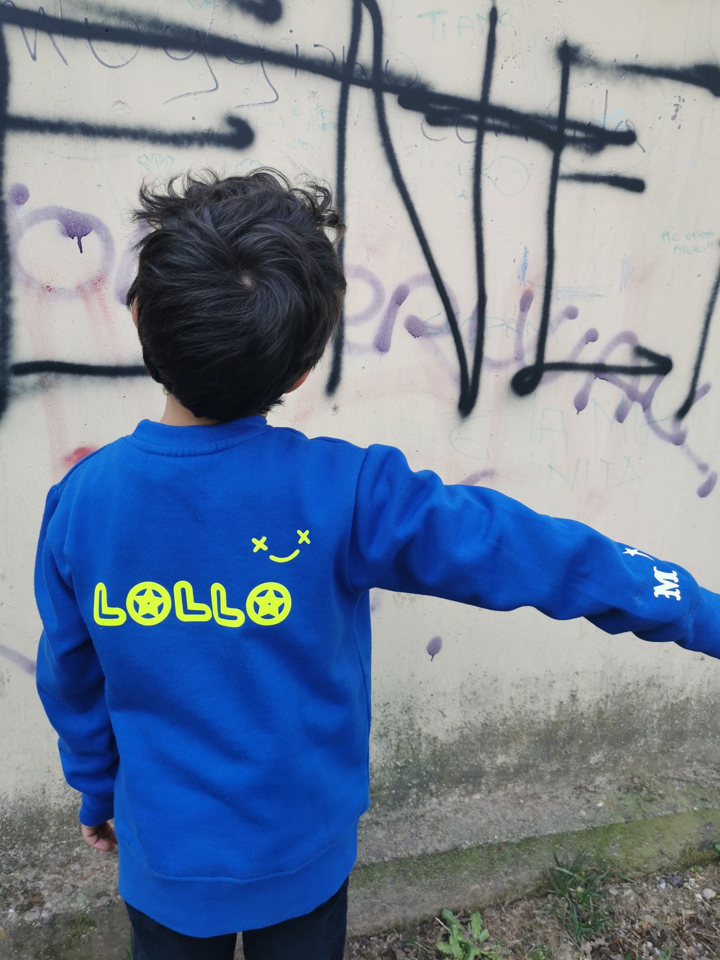 Felpa girocollo bambino unisex