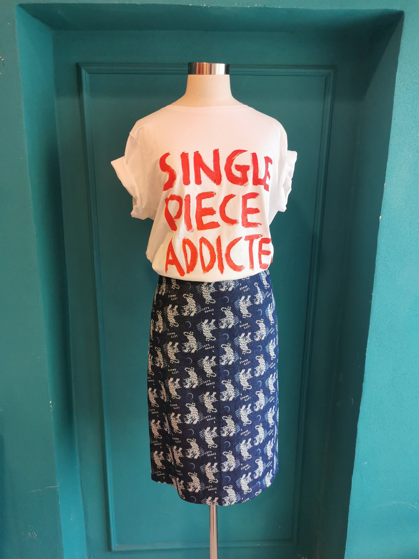 T shirt donna "SINGLE PIECES ADDICTED"