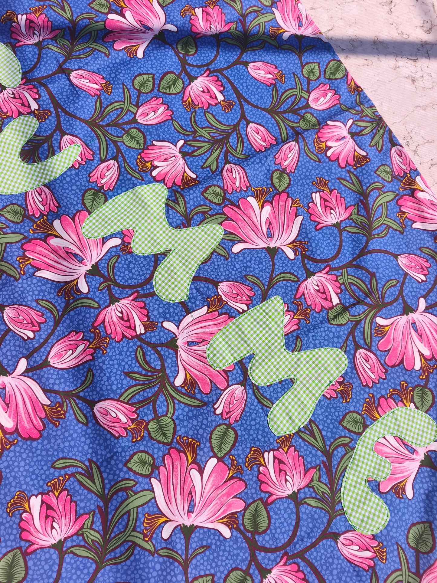 Paréo in cotone fantasia Fiori con scritta "Banana" (Copia)