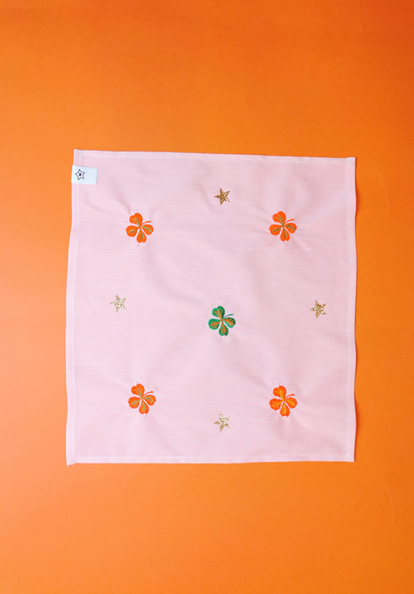 Shopper in Juta shimmer ricamata