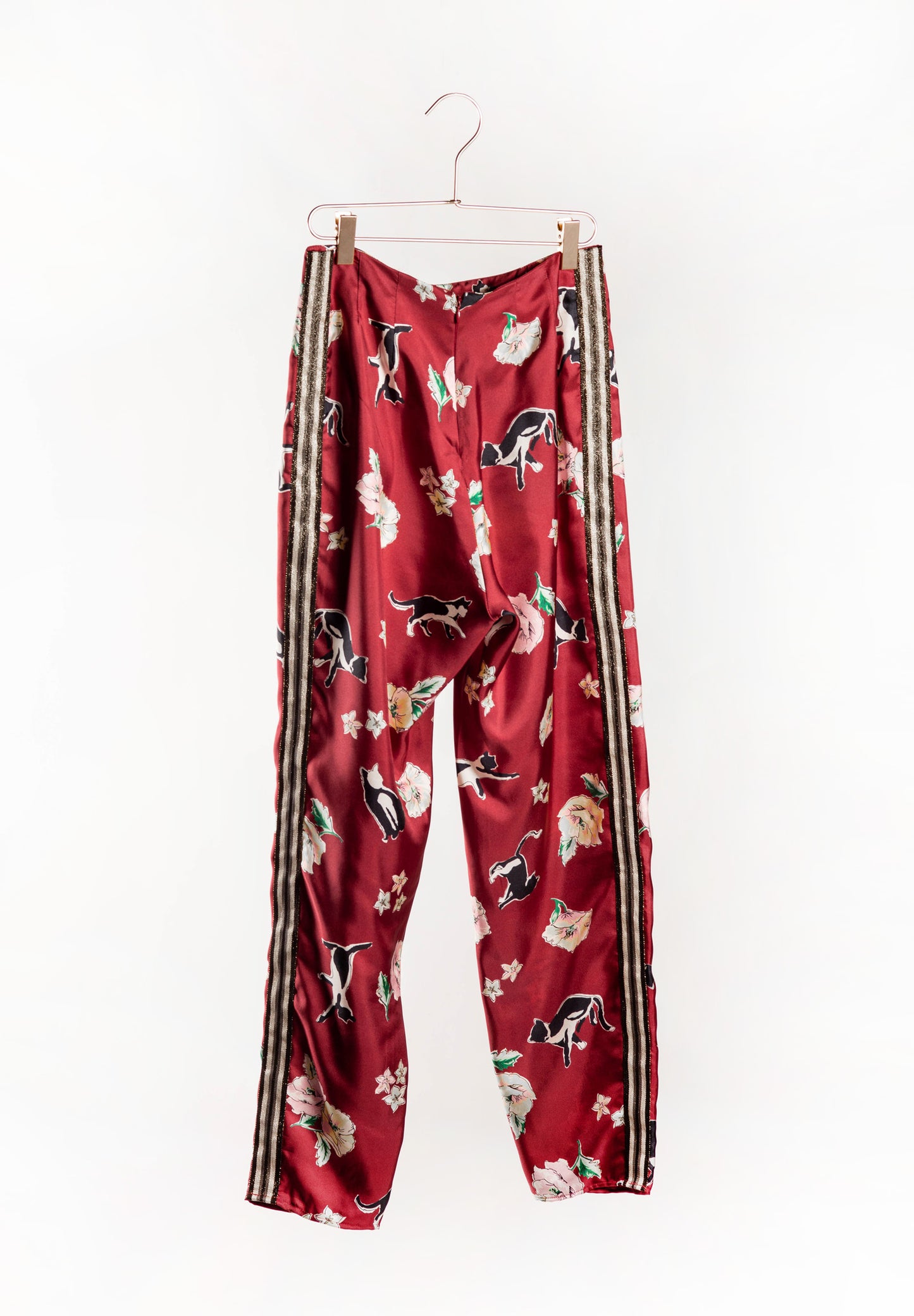 Pantalone In seta con pinces *pezzo unico