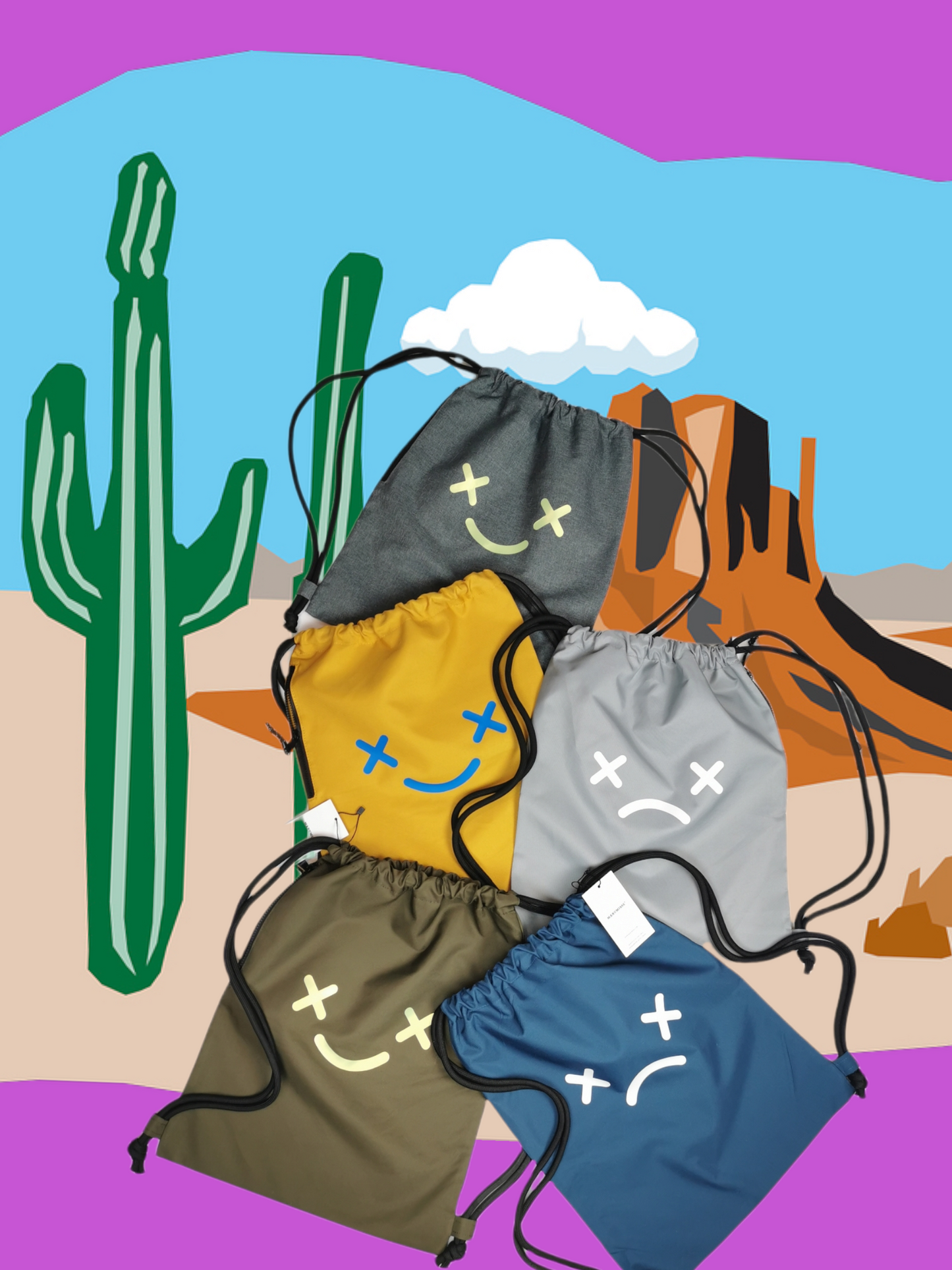 ZAINO GYMSAC RICICLATO