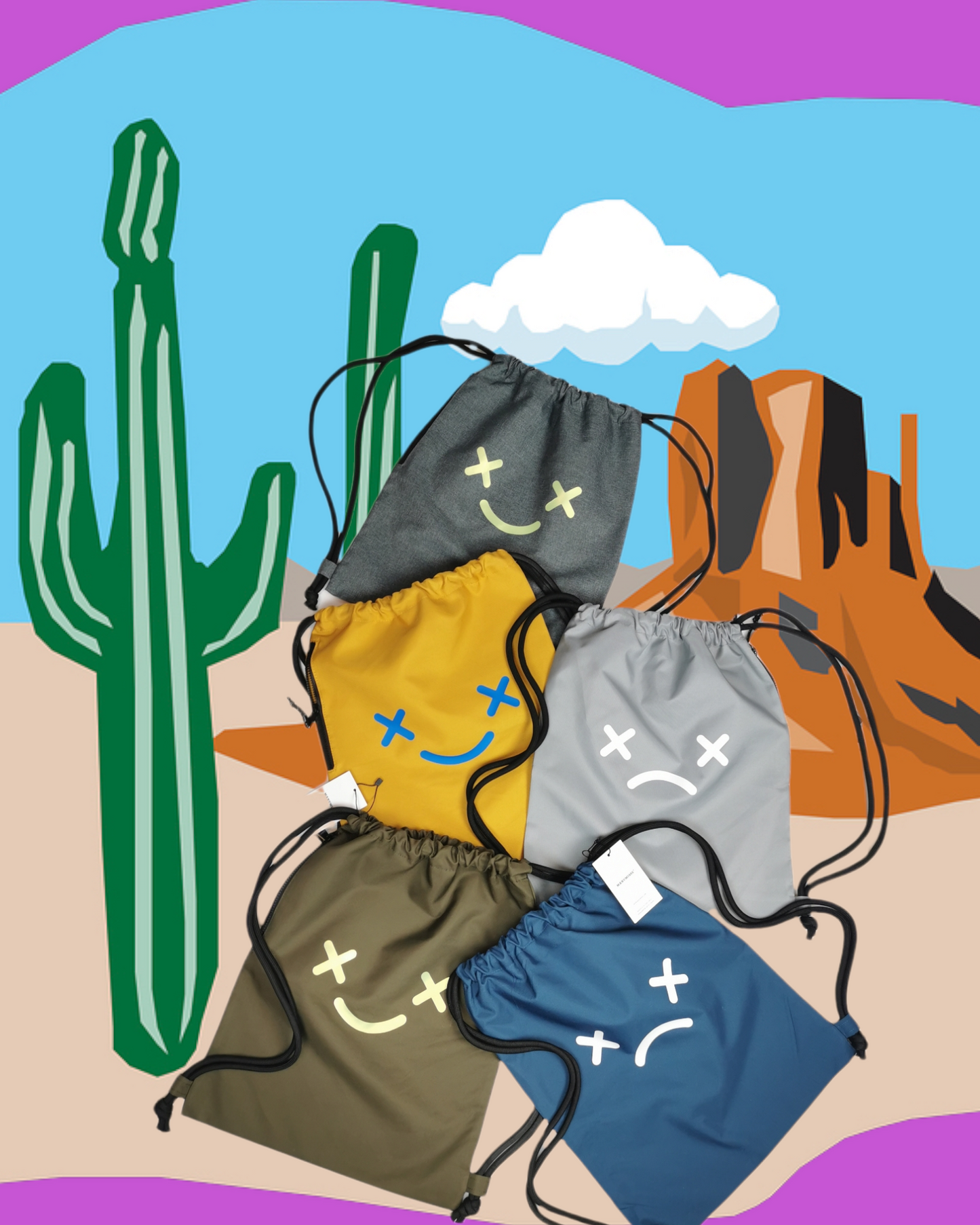 ZAINO GYMSAC RICICLATO