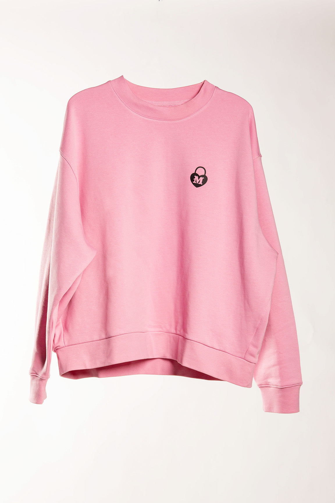 FELPA ROSA stampa cagnolino